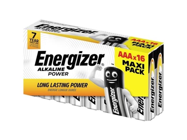 Energizer - Batteri 16 x AAA - alkaliskt