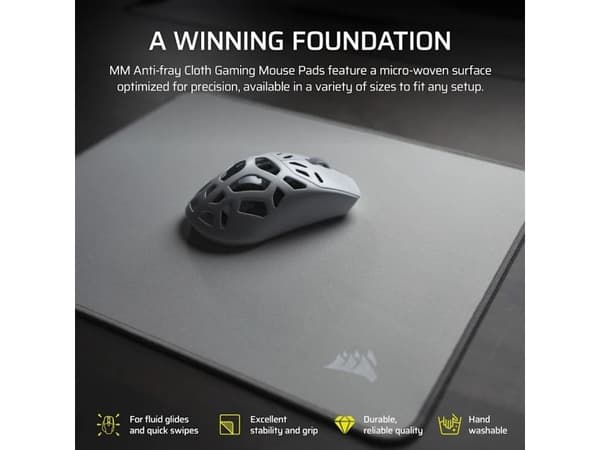 CORSAIR MM - Musematte - gaming - stor - grå