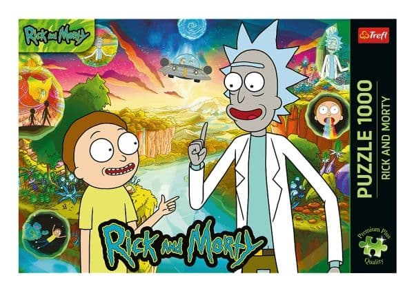 Trefl Puzzle 1000 biter Premium Plus Rick and Morty
