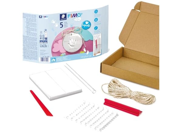 Fimo Air sæt fod/hånd tryk