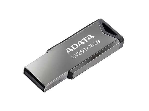 ADATA UV250 - USB flash-enhet - 16 GB - USB 2.0 - silver