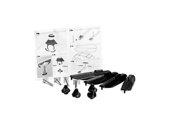 Thule 697-4, Adapter, Aluminium, Sort, Thule Fast-Grip, Thule Power-Grip