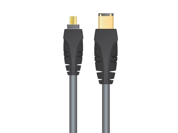 Sinox Plus+ - IEEE 1394 kabel - 4-PIN FireWire (han) til 6-PIN FireWire (han) - 2 m