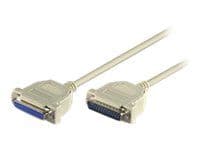 Microconnect MODGR2, Valkoinen, 2 m, DB25, DB25, Uros, Naaras
