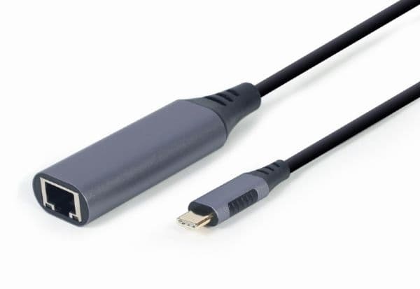 Cablexpert - Nettverksadapter - USB-C 3.0 - Gigabit Ethernet - romgrå
