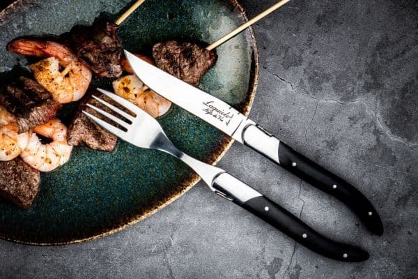 LAGUIOLE Forks Laguiole Black Ebony SET 6 SdV