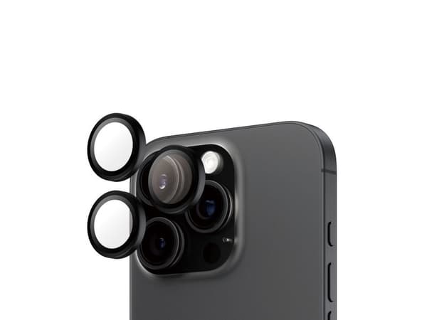 PanzerGlass ® Hoops® Camera Lens Protector Black iPhone 16 Pro | 16 Pro Max, Apple, Apple - iPhone 16 Pro, Apple - iPhone 16 Pro Max, Asennus kuiva...