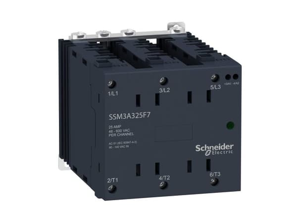 Solid relæ SSM 600VAC 3F 25A 24VDC