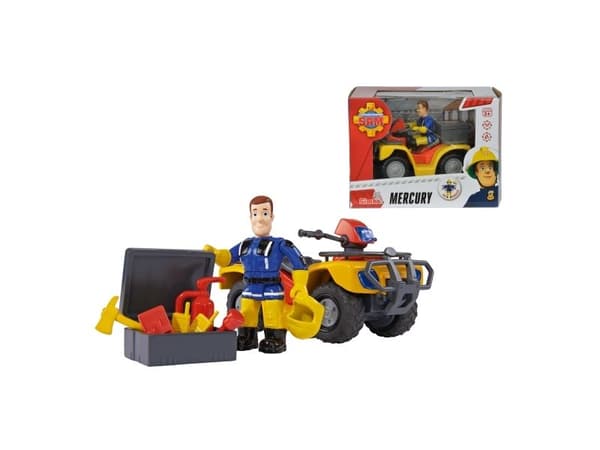 Speel Goed 9257657 - Fireman Sam Quad Mercury modellbiler