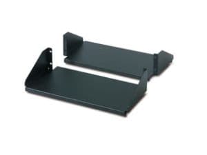 APC - Rack-hylle - svart (en pakke 2) - for NetShelter 2 Post Open Frame Rack, 4 Post Open Frame Rack