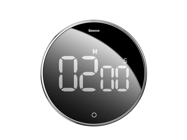 Baseus Heyo rotation countdown, Daglig tidtaker, Sort, Digitalt, LCD, Jekk, Rotasjon, 99 min