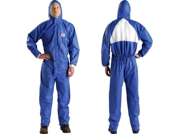 3M 4530, Blå, Hvit, M, Voksen, Unisex, Glidelås, Front
