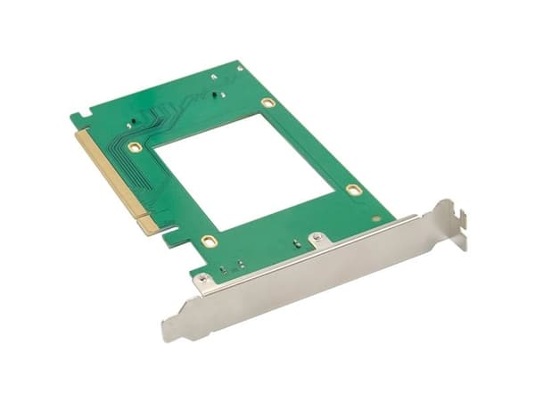 InLine-grensesnittkort PCIe x16 til U.2 NVMe SFF-8639 internt (76619J)