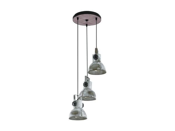 EGLO BARNSTAPLE klynge 3L antikk brun