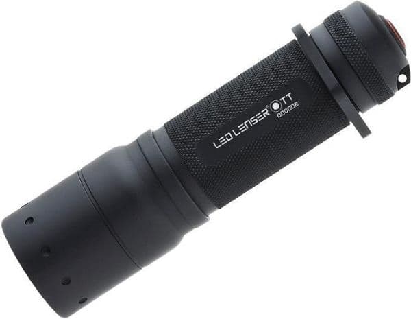 Ledlenser TT sort hånd-lommelykt LED