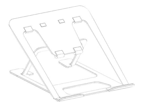 Neomounts NSLS085GREY - Notebookstativ - grå