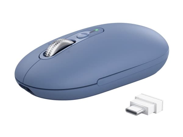 Trust Seron Slim Multi, Molempikätinen, Optinen, RF Wireless + Bluetooth, 3200 DPI, musta