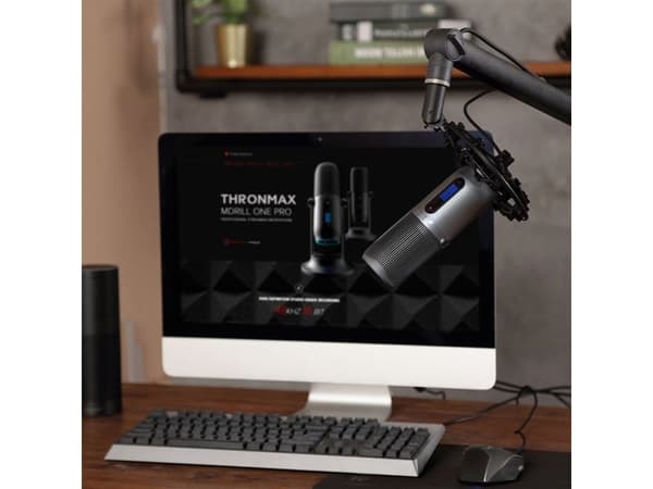 Stativ USB-studiemikrofon Thronmax M2G Fod, Inkl. kabel