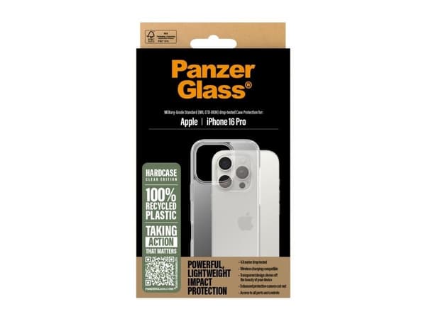 PanzerGlass PG HardCase TP till iPhone 16 6,3" Pro (1288)