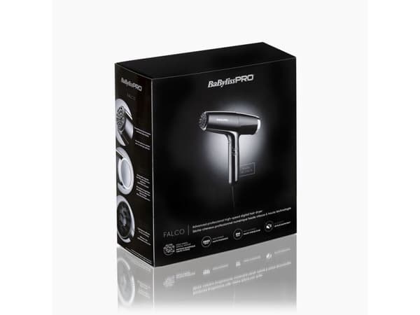 BaBylissPRO Falco BAB8550E Silver hårføner