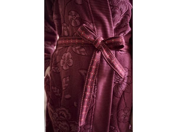 PIP Studio PIP Jasmin Jacquard Bathrobe Dark Pink L