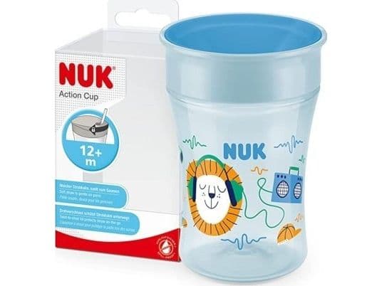 NUK Magic Cup 230ml - Enkeltbilde - 0,23L - Blå - Polypropylen - Cup - Forfriskende drinker