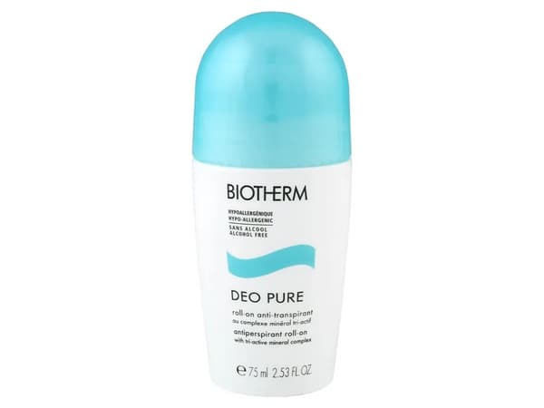 Biotherm Deo Pure Rollon 75ml Antiperspirant With Triactive Mineral Complex