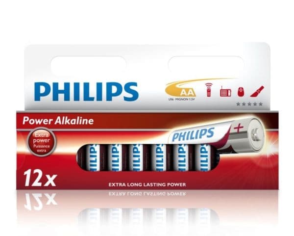 Philips Power Life AA-batterier - 12-pack