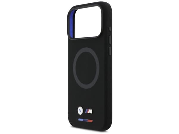 BMW M Silicon Logo MagSafe Case for iPhone 17 Pro Max - Black