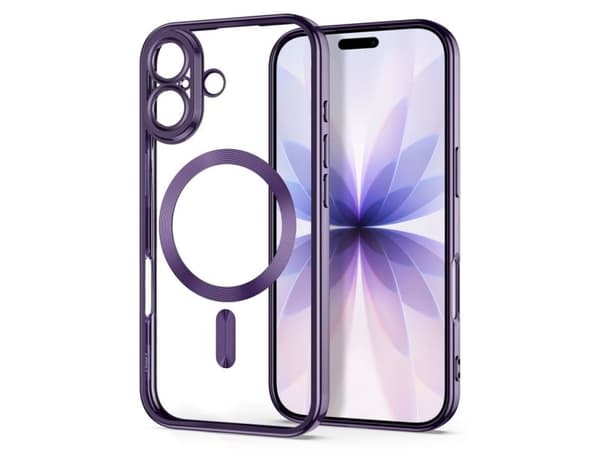 Tech-Protect MagFlex Case for iPhone 17 - Transparent Purple