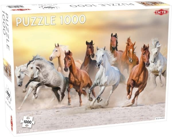 Tactic Puzzle Lovers Wild Horses 1000 bitars pussel