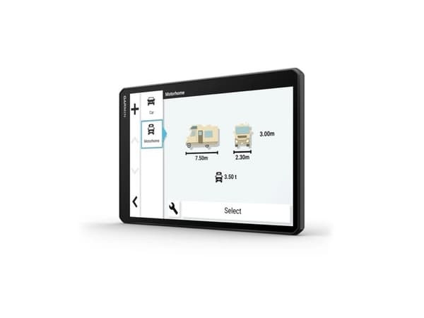 Garmin Camper 795 - Bil bredbild