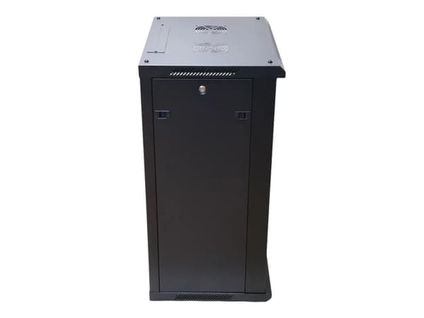 Extralink - Rack skåp - väggmontering - svart - 15U - 19"