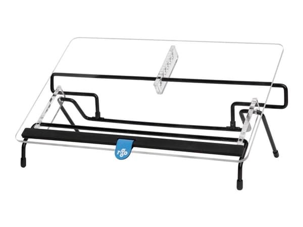 R-Go Document holder Flex Read - Dokumenthållare - för A3 - transparent, svart bas