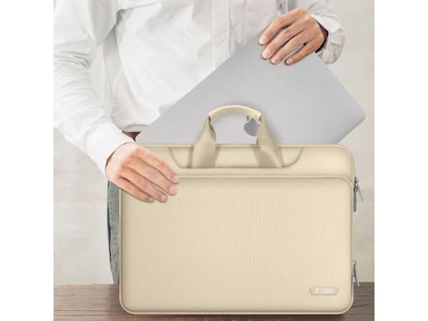 Tech-Protect 15–16 laptoptaske - beige