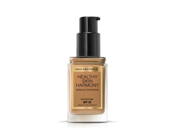 Max Factor Healthy Skin Harmony Foundation SPF 2 30ml 80 Bronze