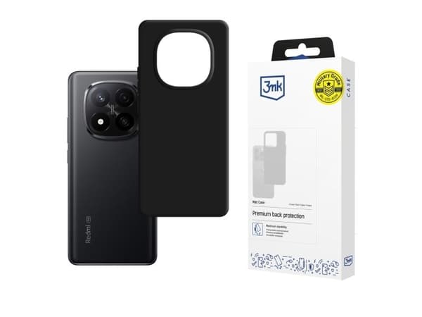 3mk Matt Case Pro-etui for Xiaomi Redmi Note 14 Pro+ - matt sort