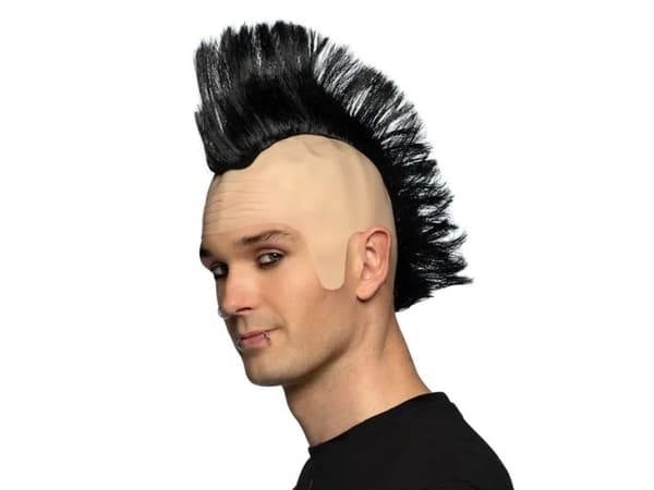 Boland Punk, suora, musta, Miehet, polyesteri, karnevaali, 230 g