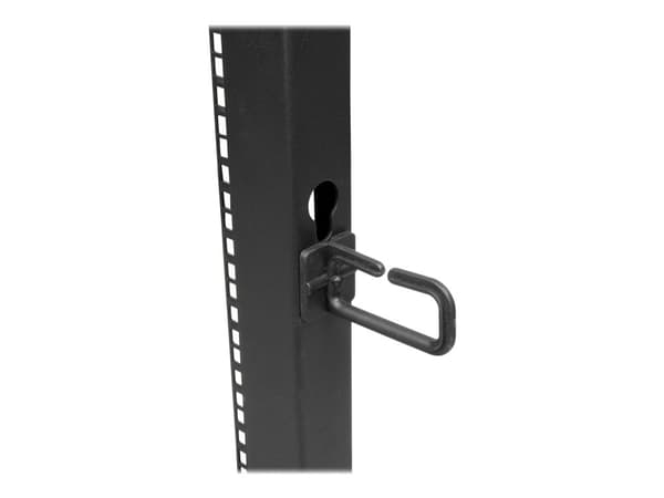 Startech 15U 19" Open Frame Server Rack, 4 Post Adjustable Depth 22-40" Mobile, Free Standing Rolling Network/Computer Equipment Data Rack, Dell Po...