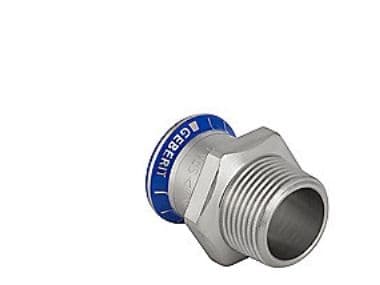 GEBERIT Overgang rustfri 42-11/2 muffe / nippel mapress