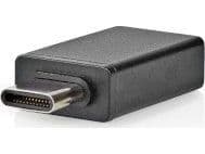 Nedis CCGB64915BK, USB-A, USB-C, Sort