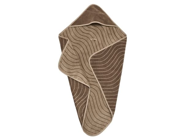 Leander hettegenser Woodland økologisk bomull – Mocca