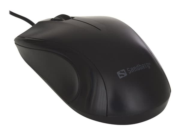Sandberg USB Mouse - Mus - optisk - 3 knapper - kablet - USB