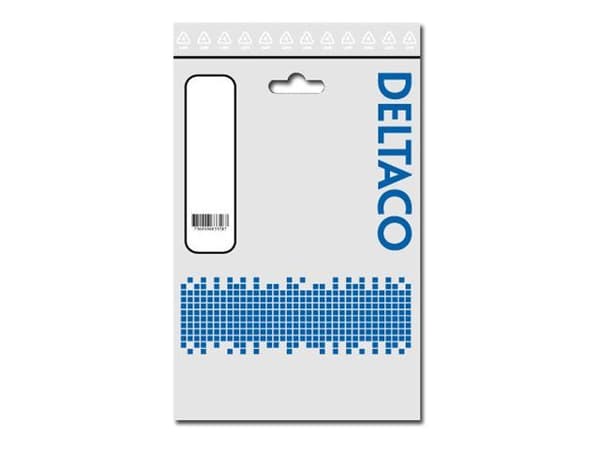 DELTACO U/UTP Cat6 patchkabel, LSZH, 1m, röd