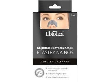 L'Biotica Deep Cleansing Nose Strips With Charcoal - 3 Pieces