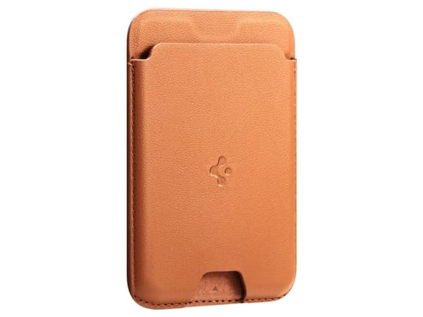 Spigen magnetiskt plånboksfodral Spigen Valentinus MagSafe orange