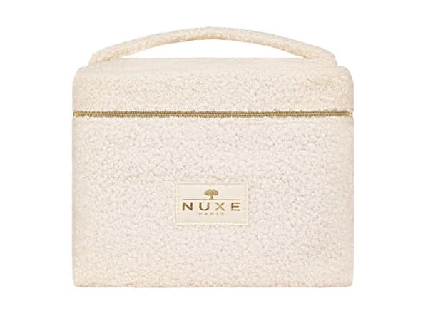 Nuxe Insti Vanity, glidelåspung GWP i tekstil, hvit