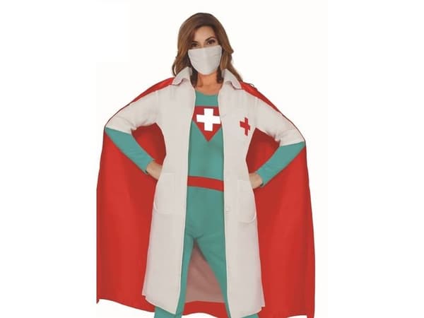 Super Doktor heltinde kostume