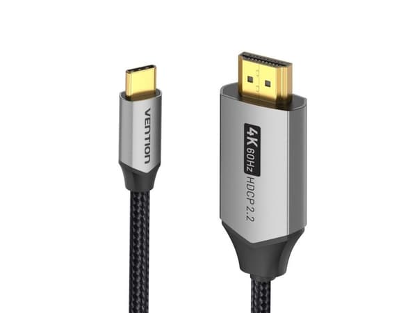 Kabel USB-C do HDMI 2m Vention CRBBH (Czarny)