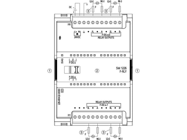 Siemens 6ES7226-6RA32-0XB0 PLC-digitaludgivermoduli